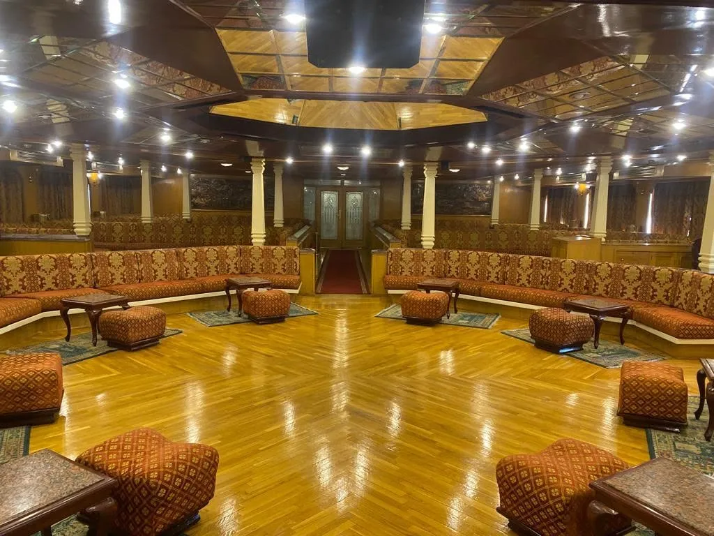 Lounge aboard the MS King Tut III Nile Cruise Nile cruise
